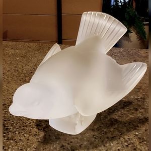 Lalique Vintage Collectible Bird Figure - Signed